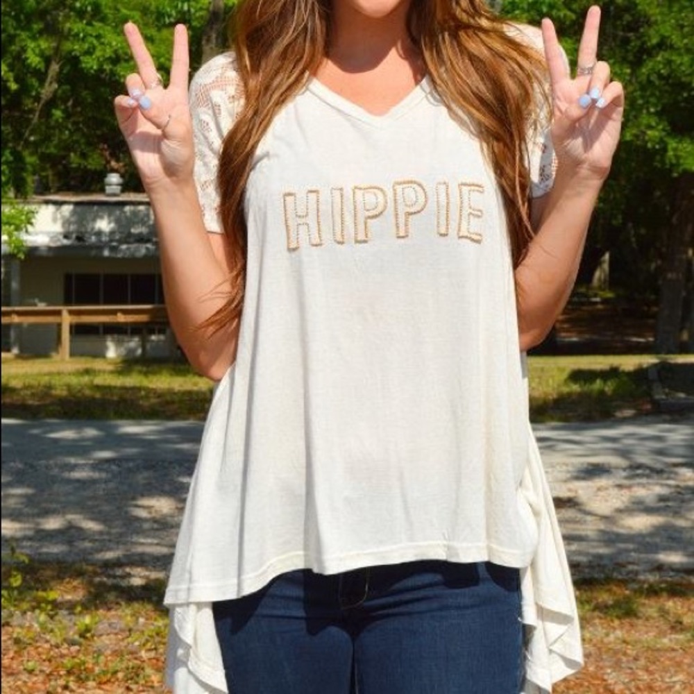 Judith March Hippie beaded Tee
